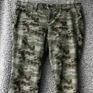 JESSICA SIMPSON Camo Kiss Me Super Skinny Jeans